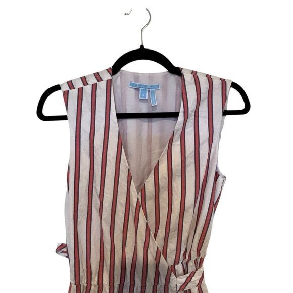 Draper James Stripe Faux Wrap Tank Dress Size 4 - Picture 5 of 10